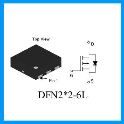 P溝道 DFN2X2-6封裝 MOS管